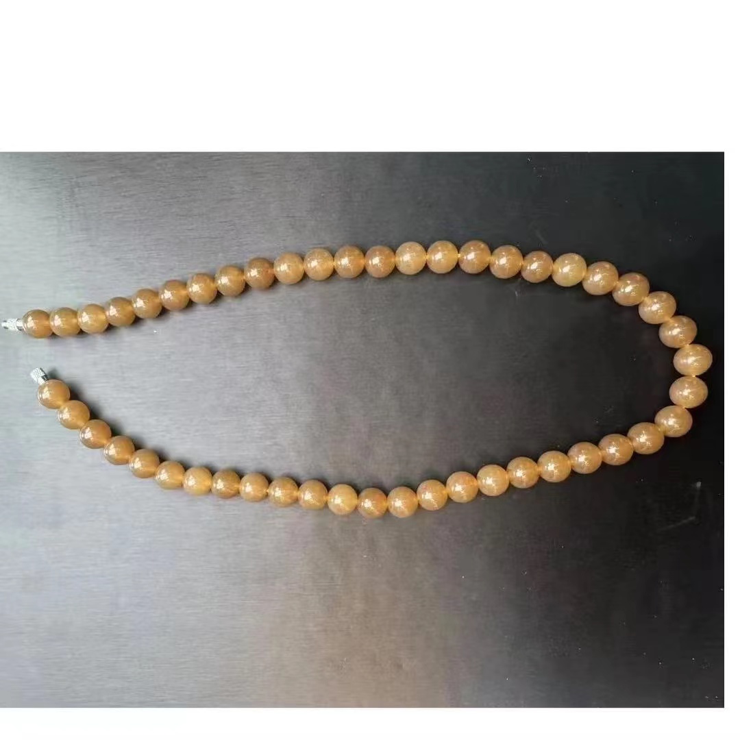 B66和田玉糖料项链+扣头