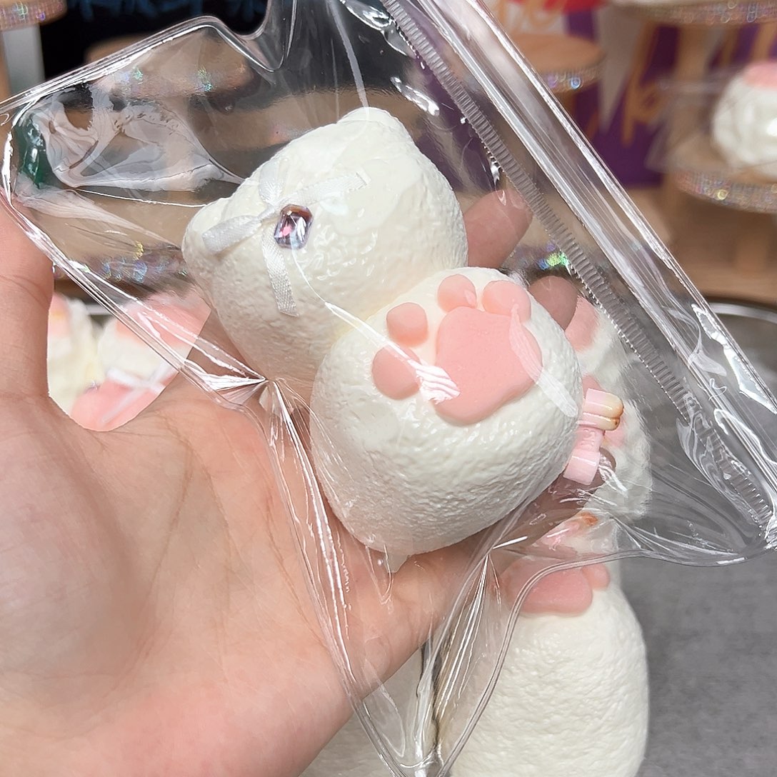 硅胶粉嫩猫爪二连180g
