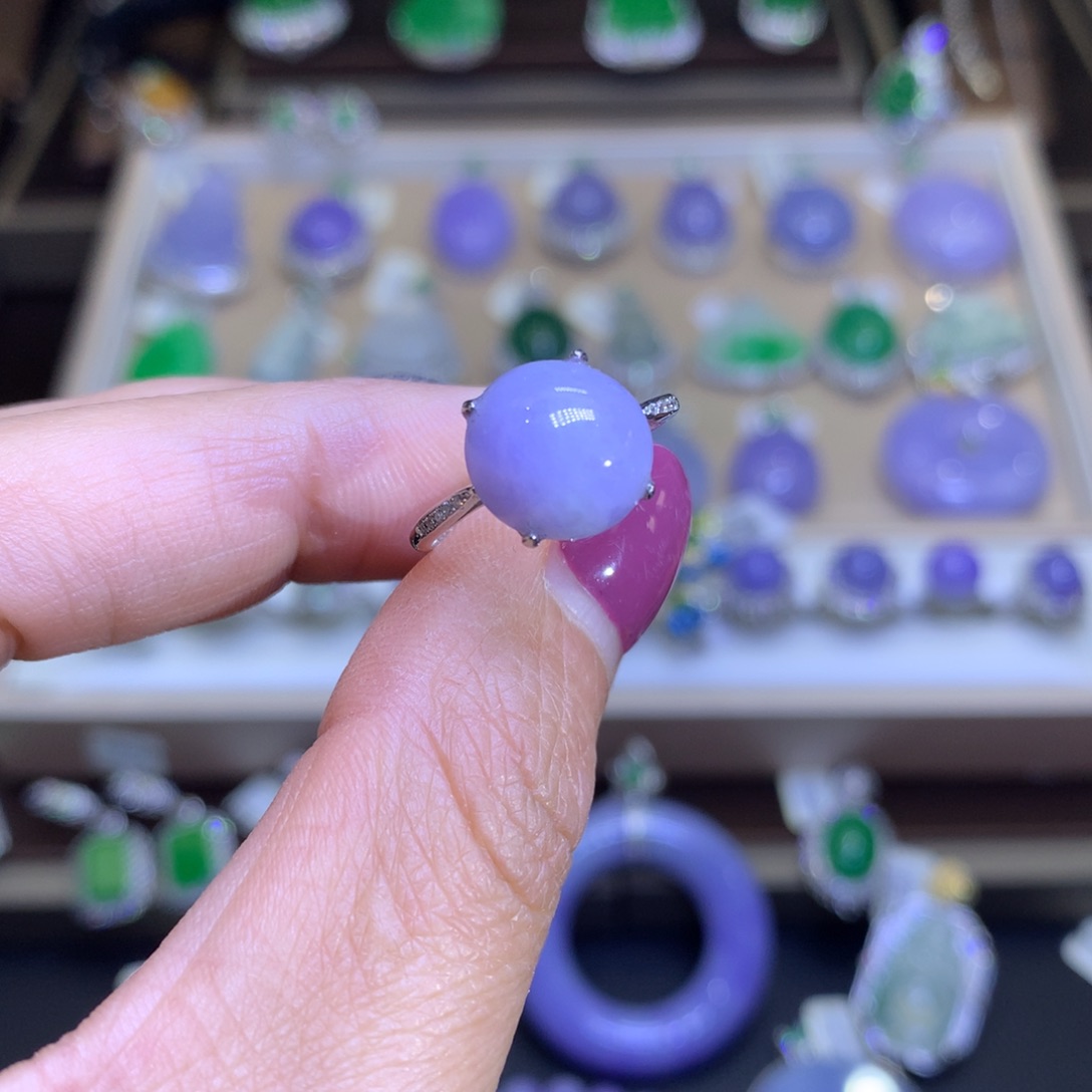 翡翠颈饰银S925镶嵌翡翠