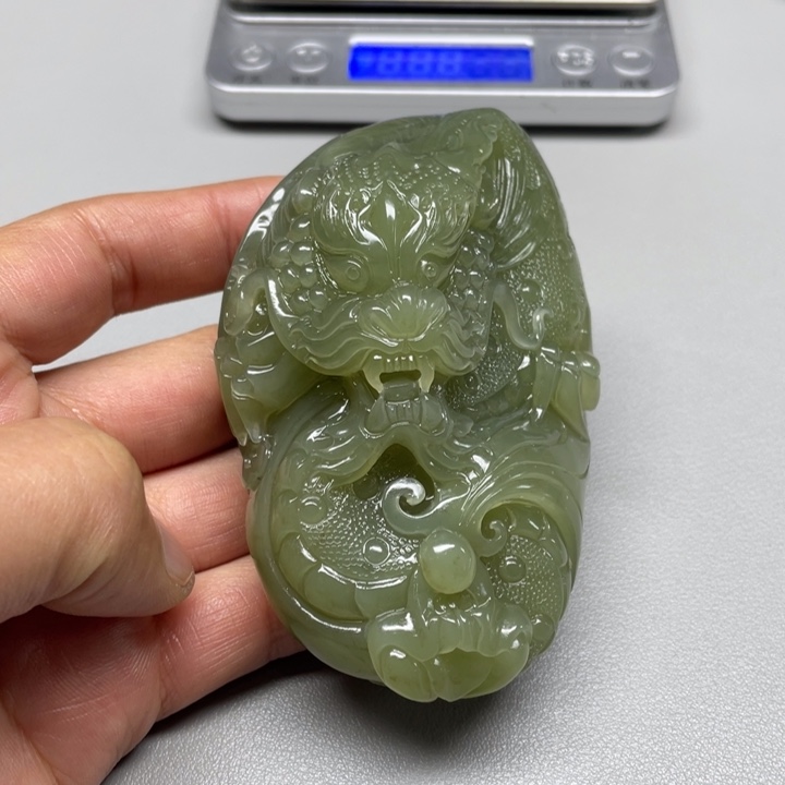 和田玉吊坠(不含链)未镶嵌若*