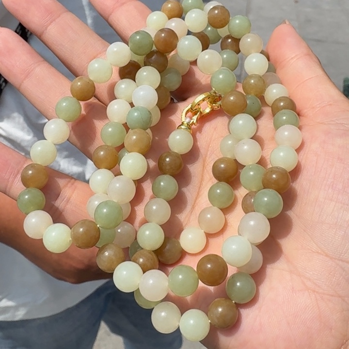 颈饰未镶嵌和田玉卡8