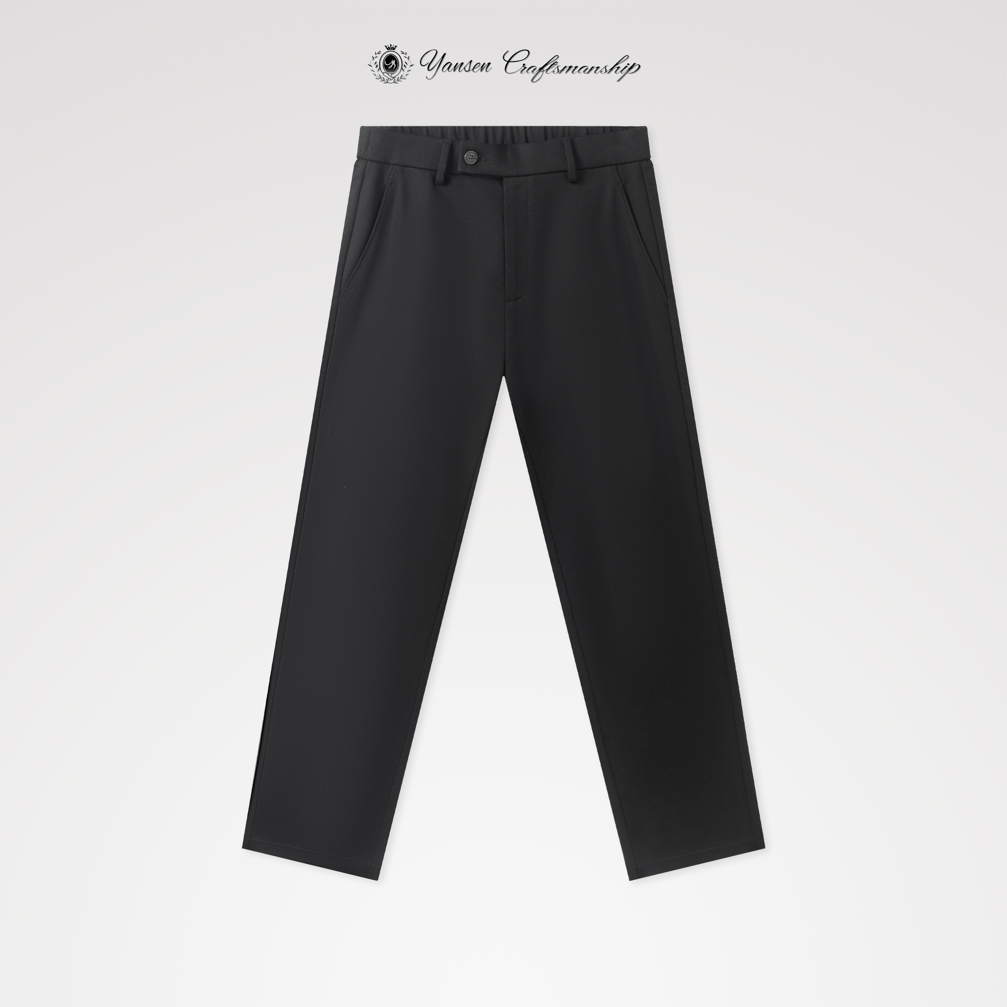 （直筒）定制混纺面料 极简纯色 百搭直筒休闲裤长裤 YSB1124