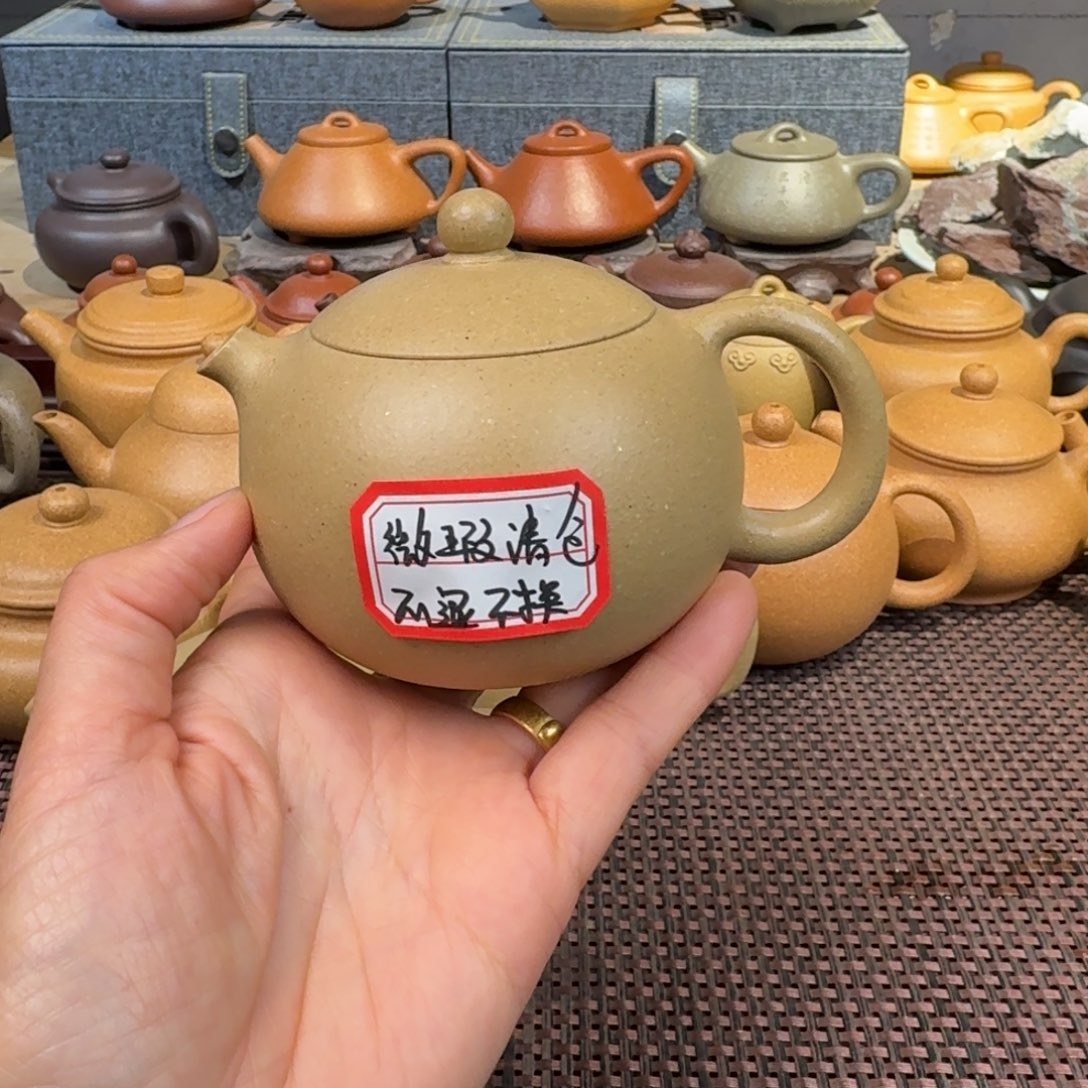 本山绿泥茶壶梨皮180毫升左右