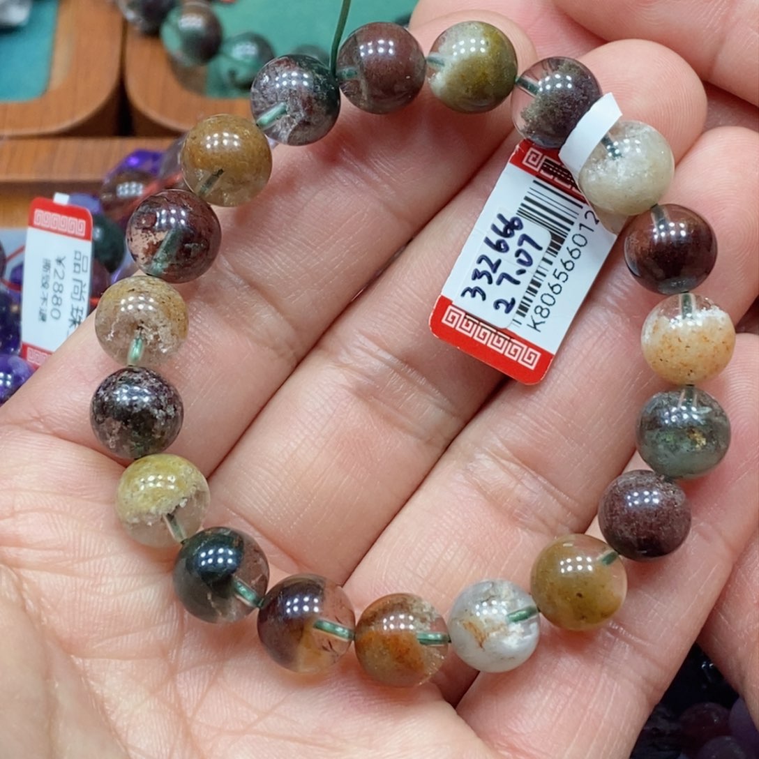 水晶手串未镶嵌天然