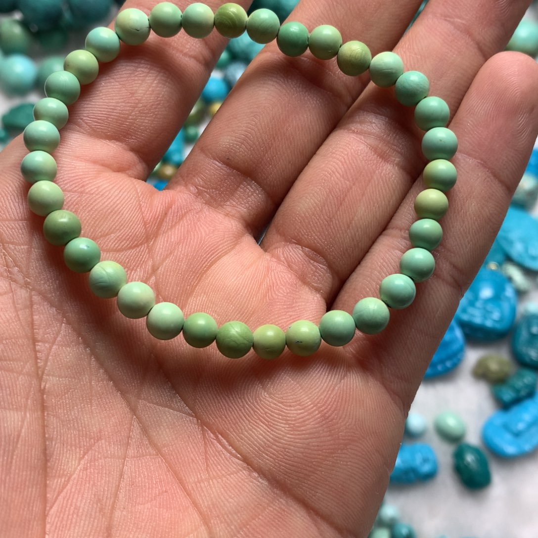 绿松石未镶嵌颈饰特色手串5.2m