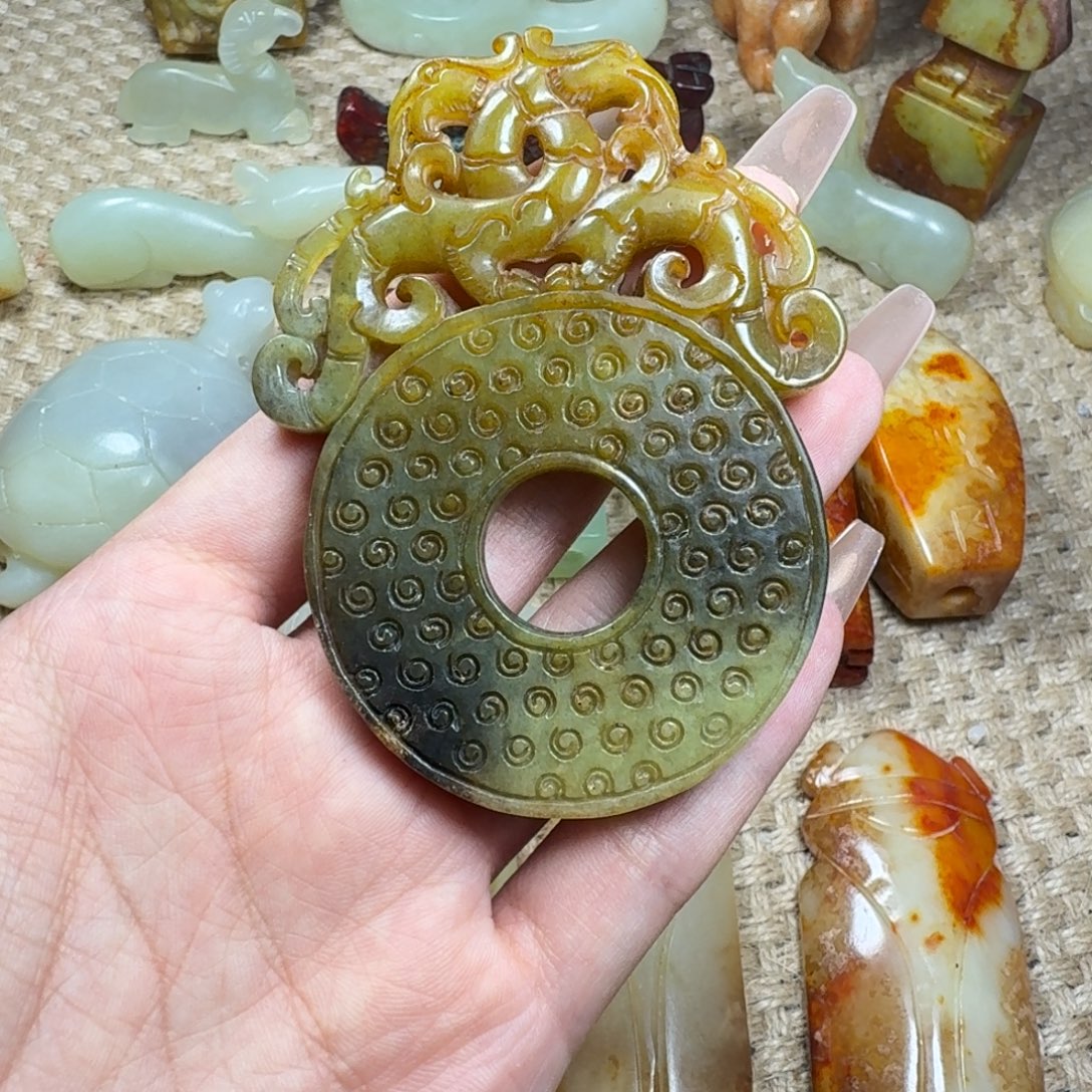 白玉菩提吊坠挂件