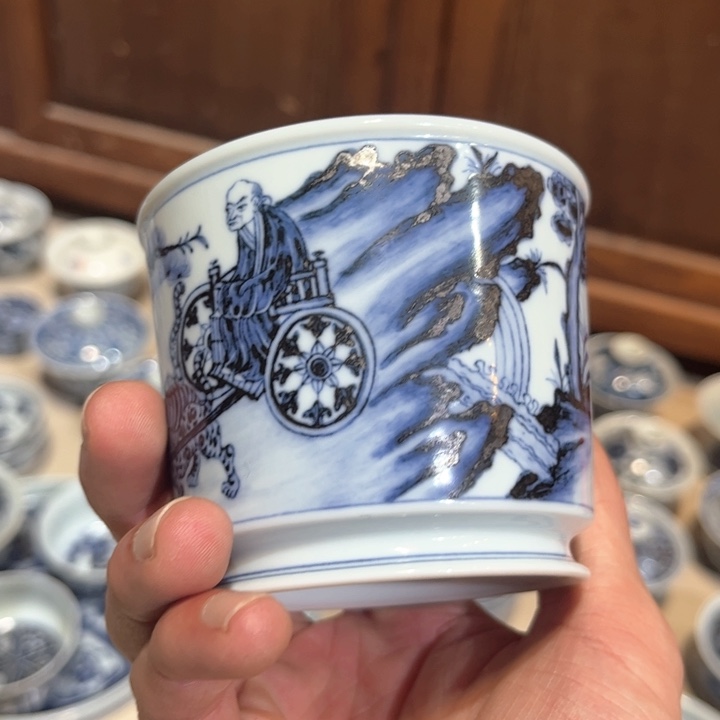 杯陶瓷艺术品美官人