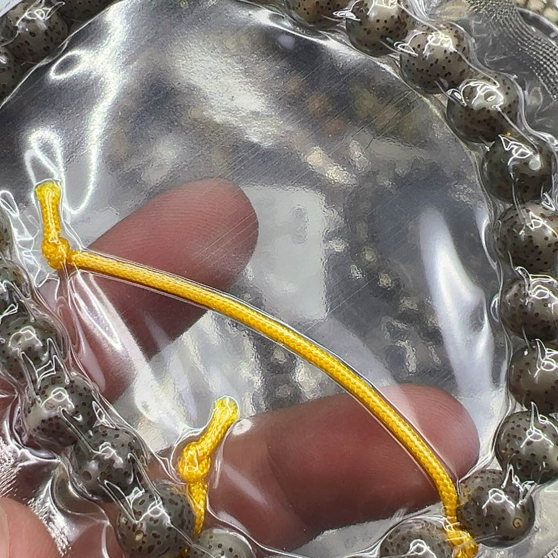 星月菩提手串61灰星月菩提0.9圆手持