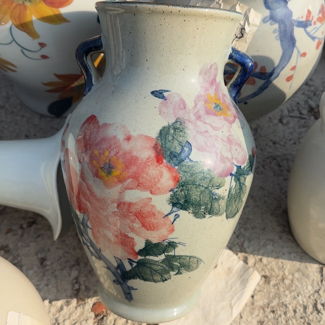 陶瓷微瑕景德镇手工花器