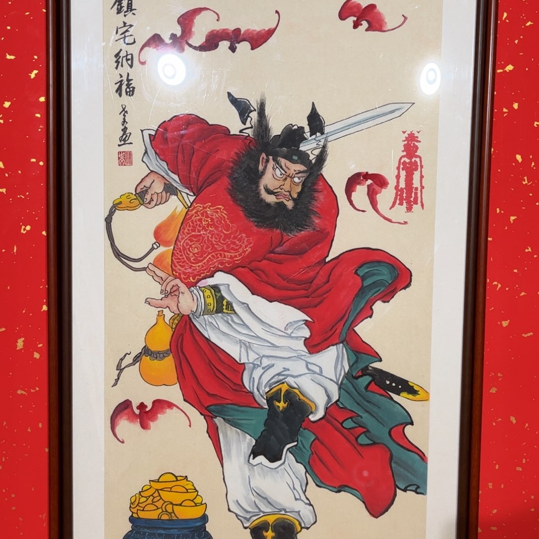 唐***总国画130×75厘米订制作品