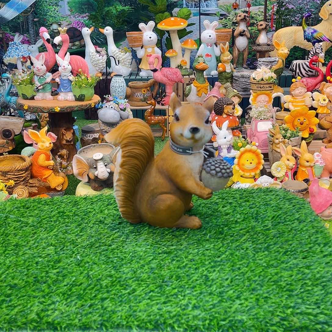 红陶花园庭院摆件