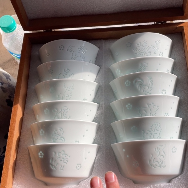 碗瓷景德镇高温细白瓷餐具