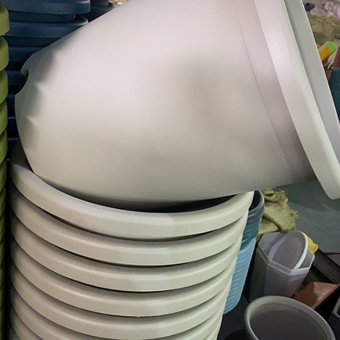 树脂四季7号微瑕灰白无托6个