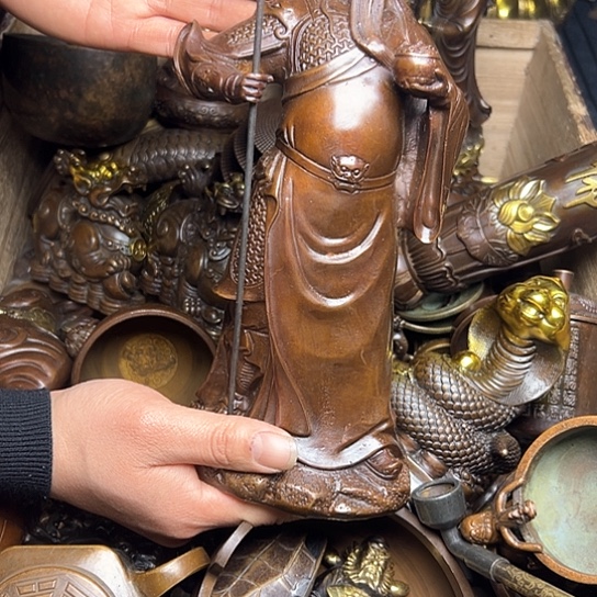 铜制工艺把玩摆件