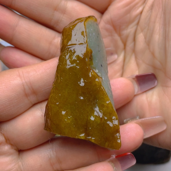 翡翠挂件未镶嵌蔚***空翡翠