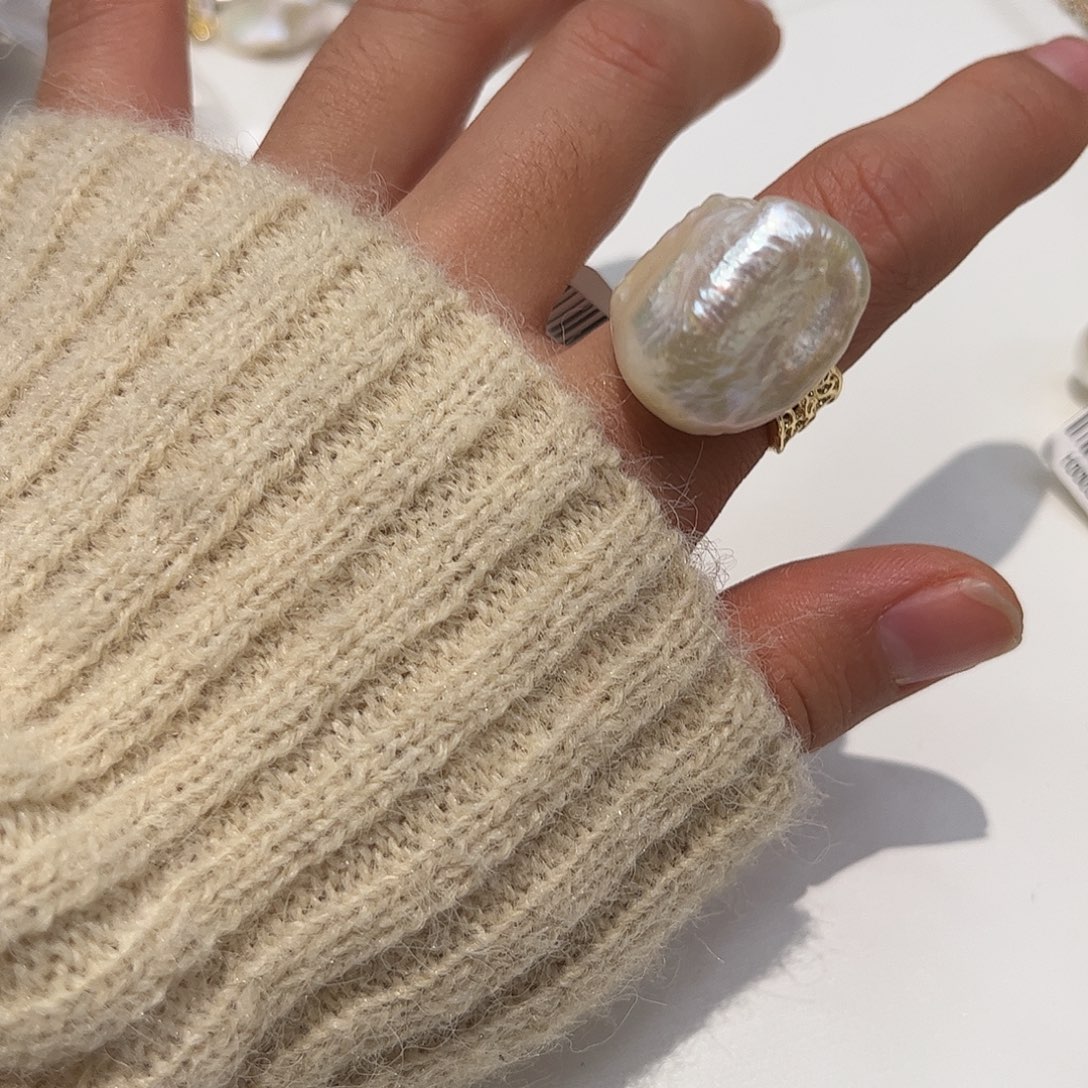 耳饰合金淡水珍珠