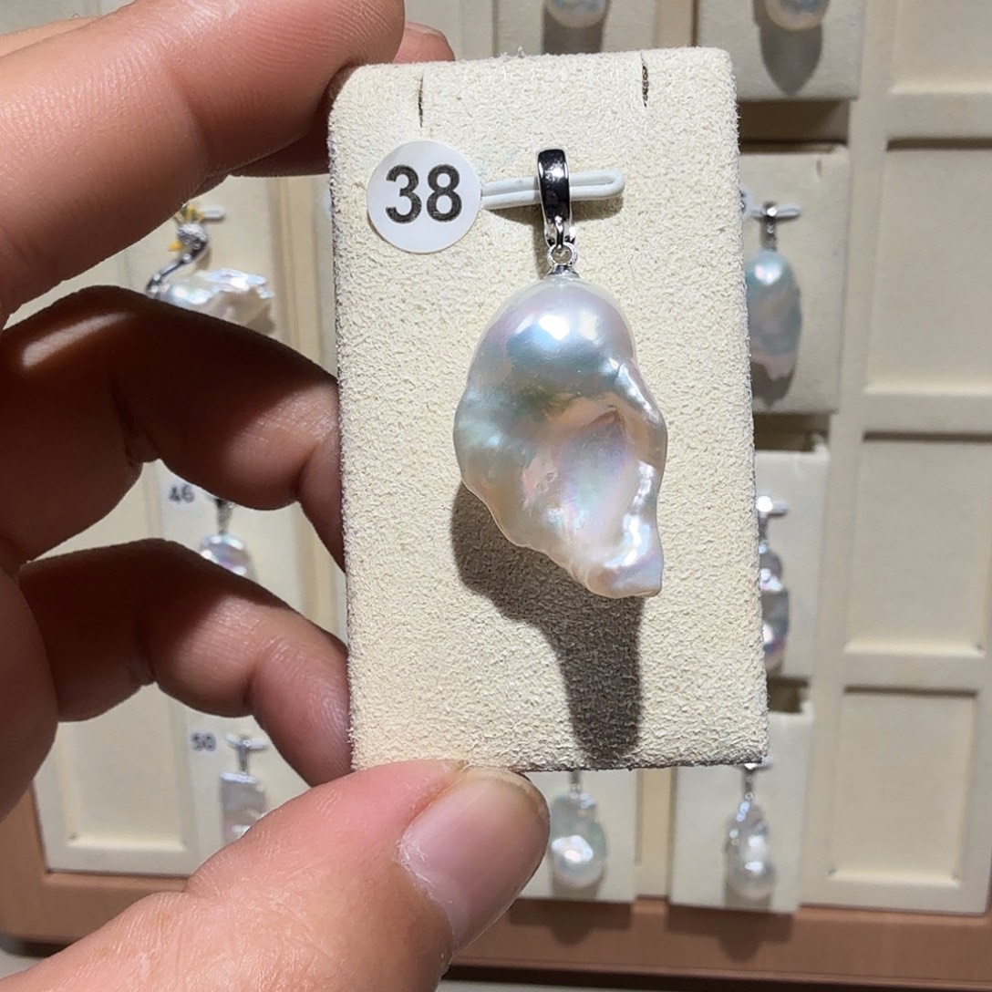 吊坠(不含链)合金淡水珍珠