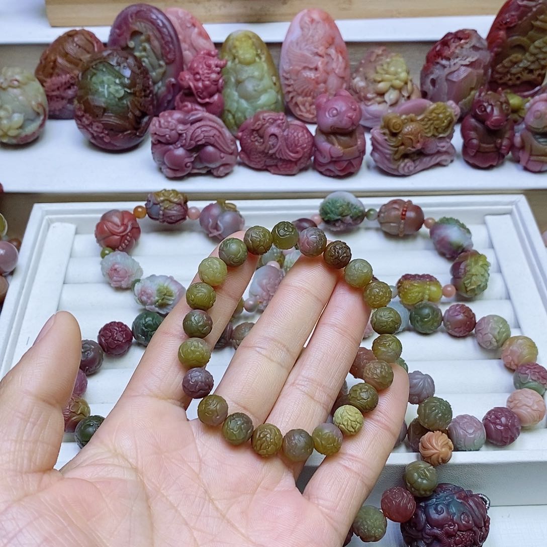 玛瑙/玉髓盐源玛瑙未镶嵌