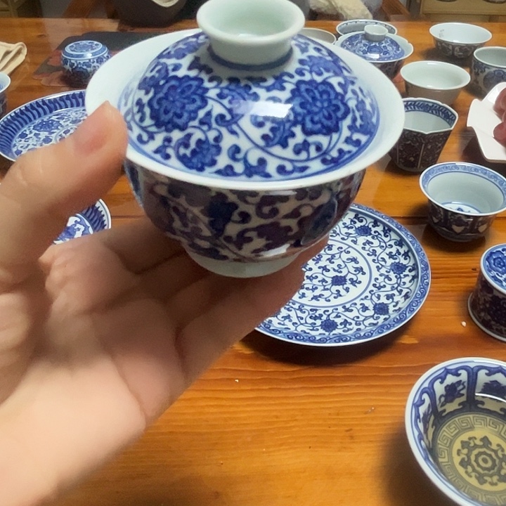 镹曰手工手绘柴窑茶具