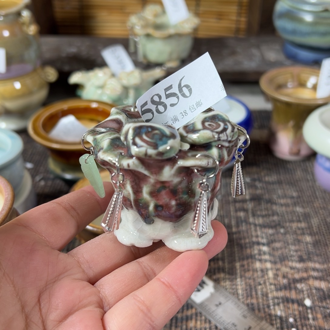 陶瓷景德镇手工花盆