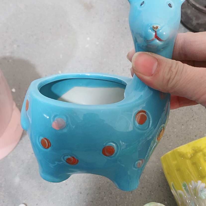 【闪购商品】红陶陶瓷多肉花盆