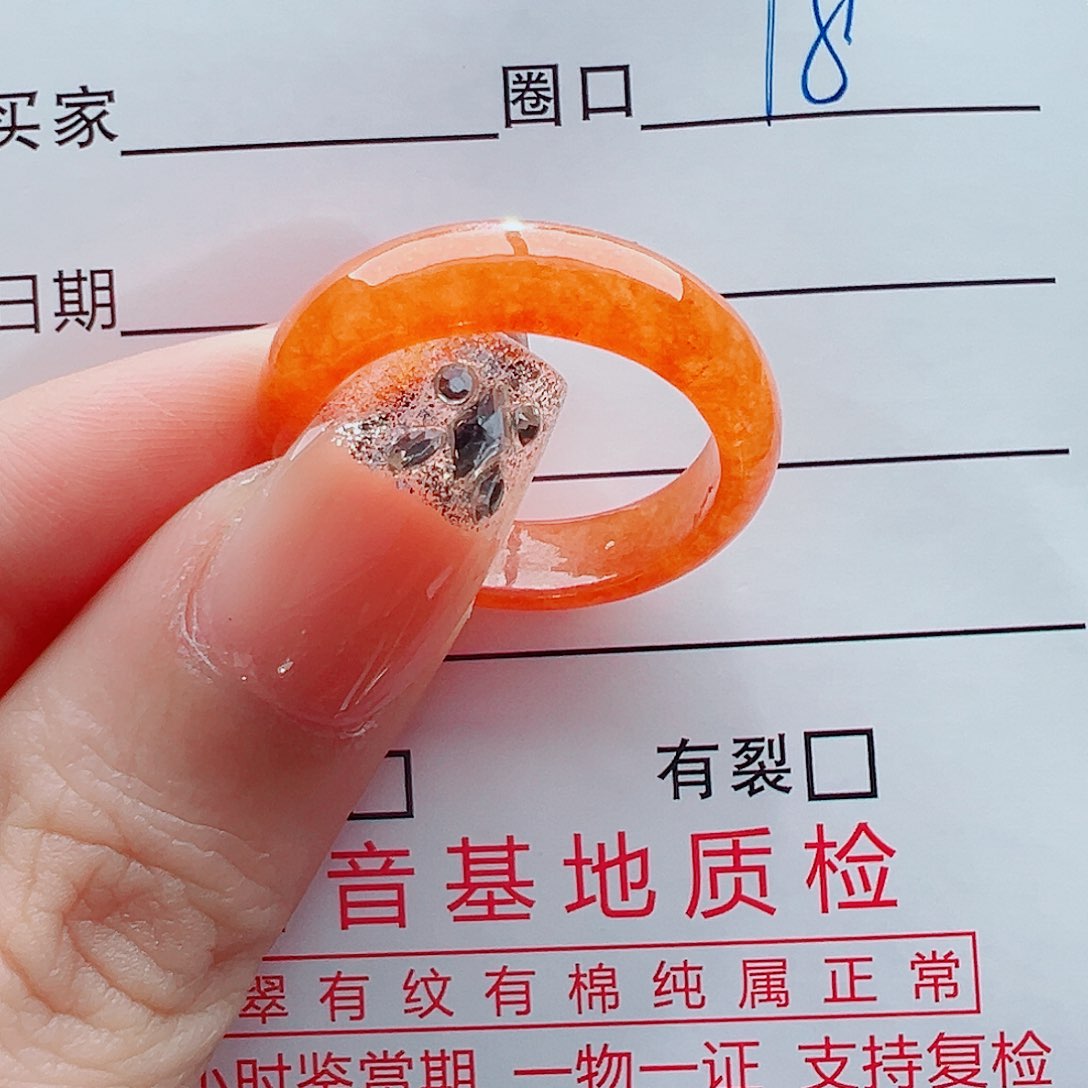 未镶嵌戒指翡翠δ****）戒圈