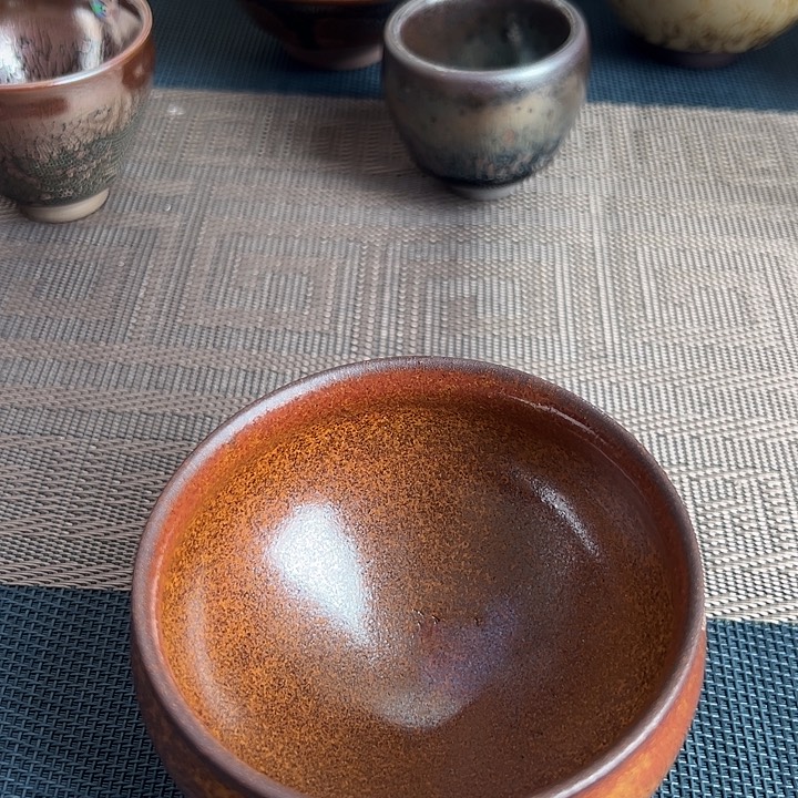 茶盏微瑕建盏主人杯