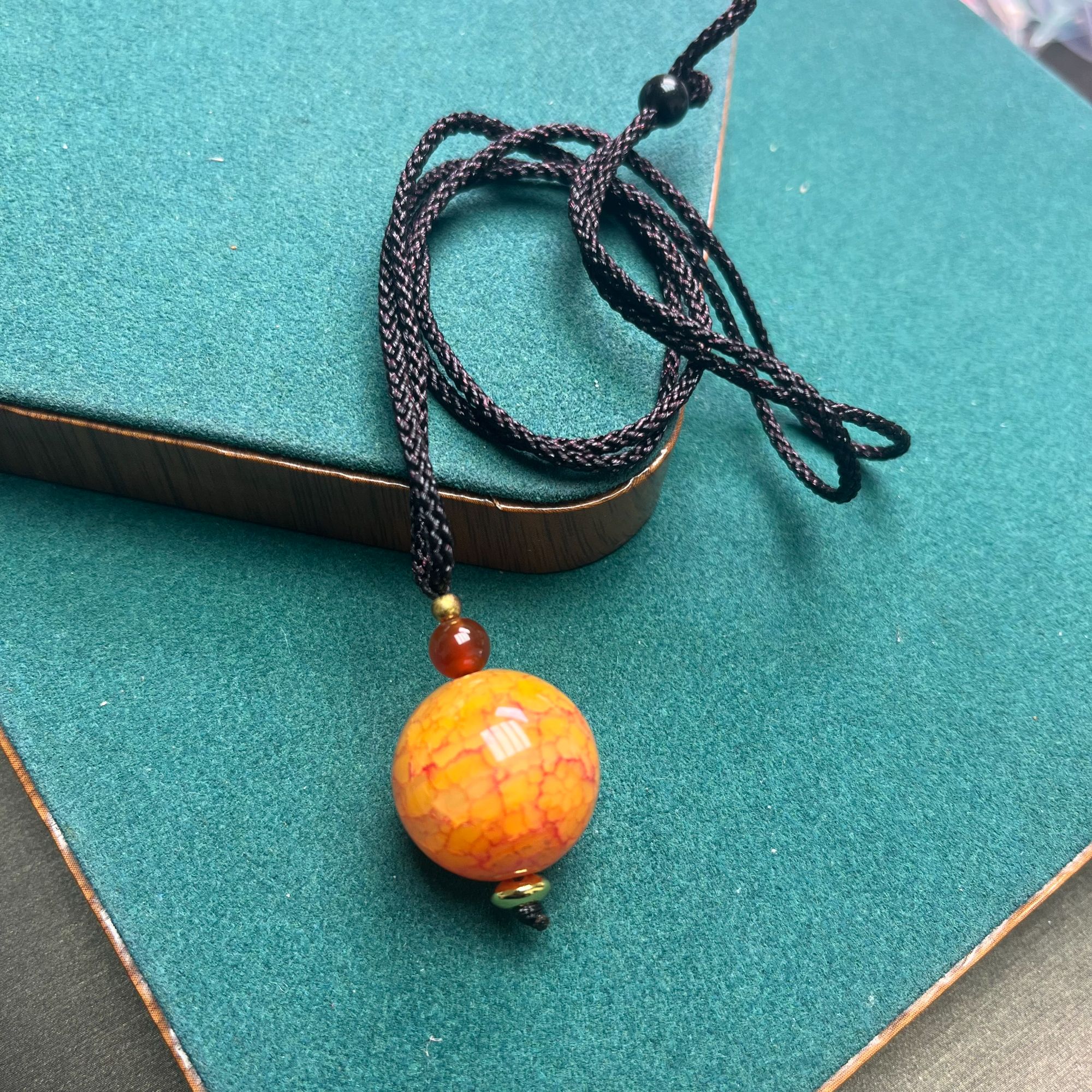 主播推荐吊坠 龙鳞纹单珠吊坠A1379