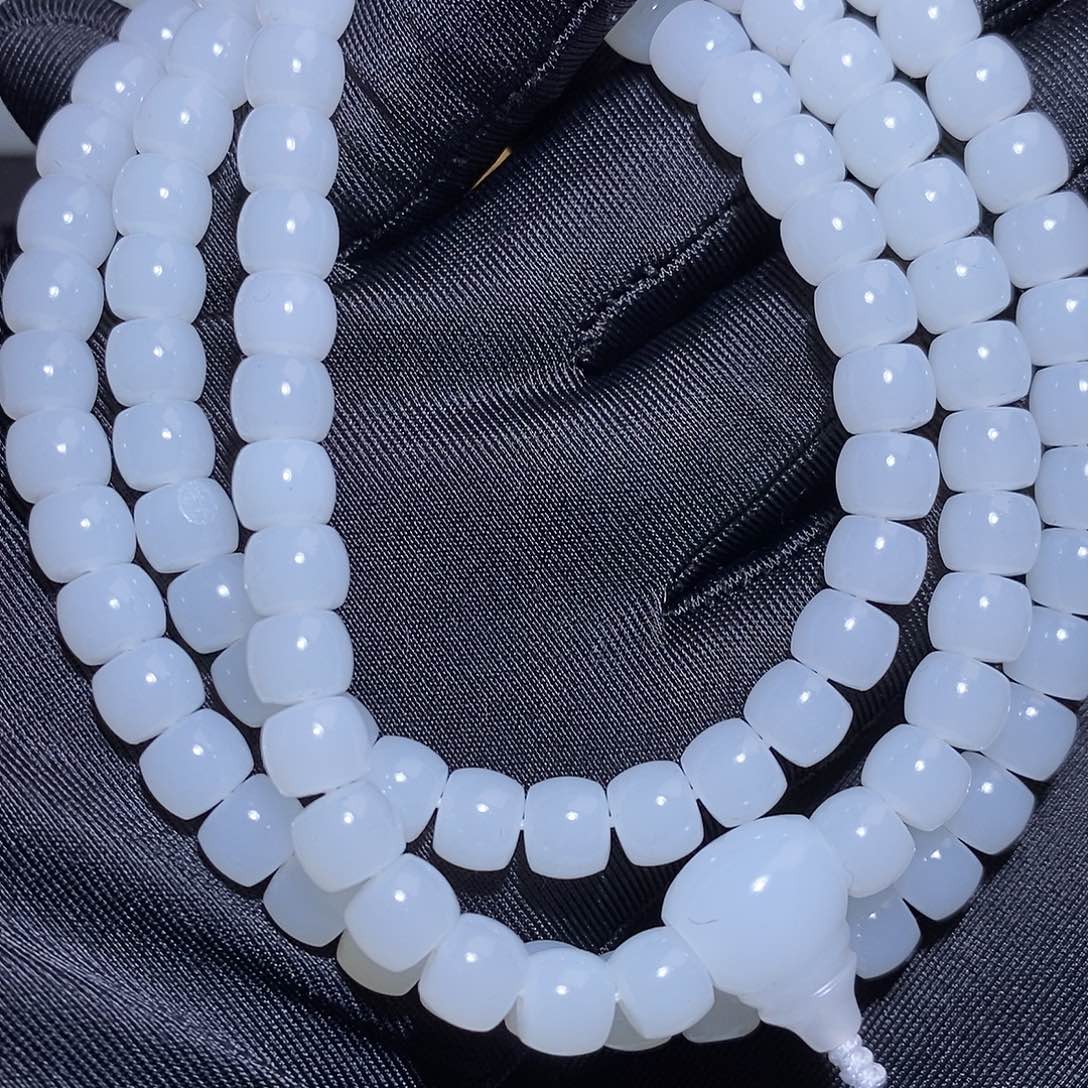 和田玉套链未镶嵌