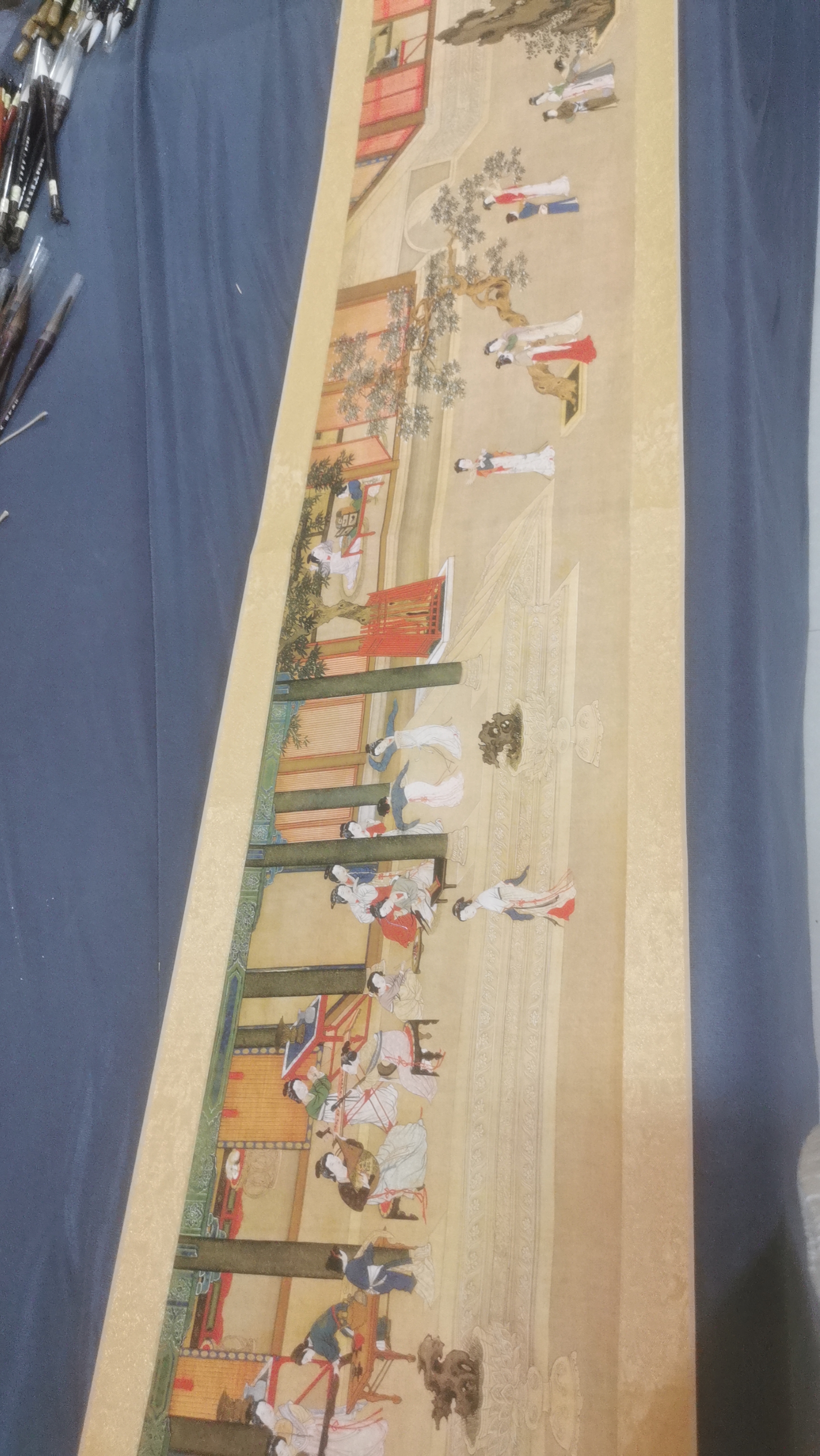 11米-汉宫春晓图-【精品复仿】高清艺术微喷复刻画