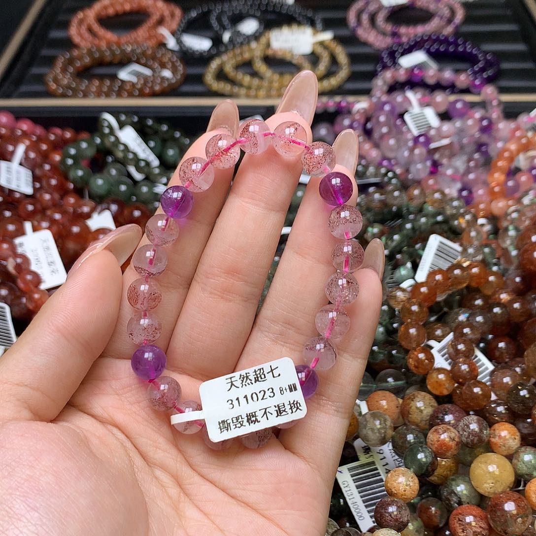 水晶手链未镶嵌，