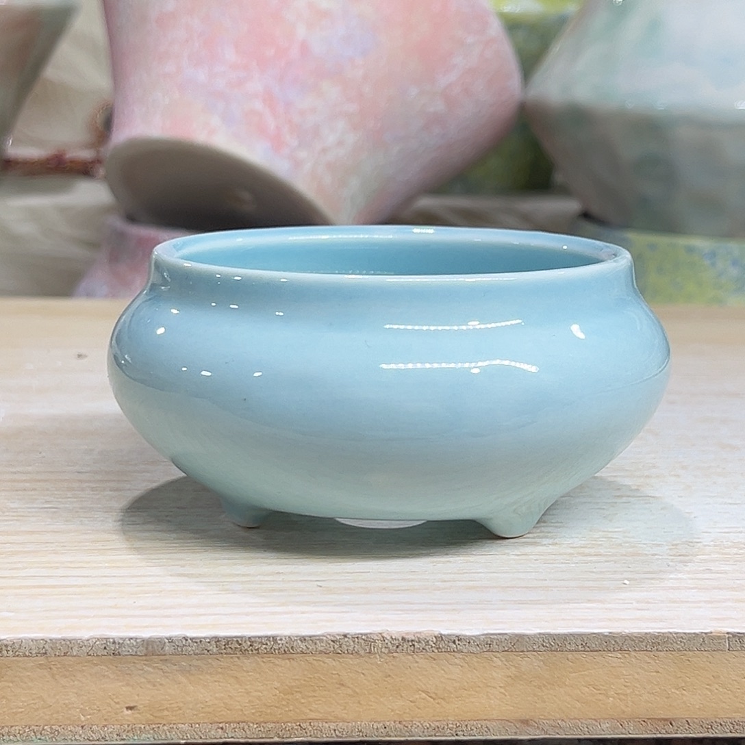 陶瓷绿植多肉微瑕花盆外口径：8*5