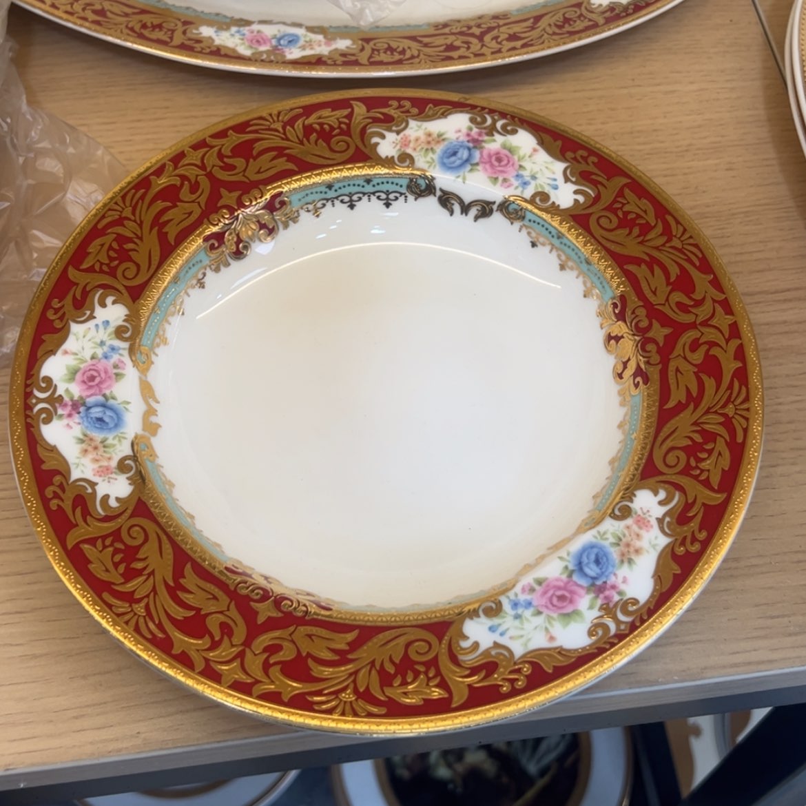 【闪购商品】瓷片8.5寸草帽盘两个一单福利价