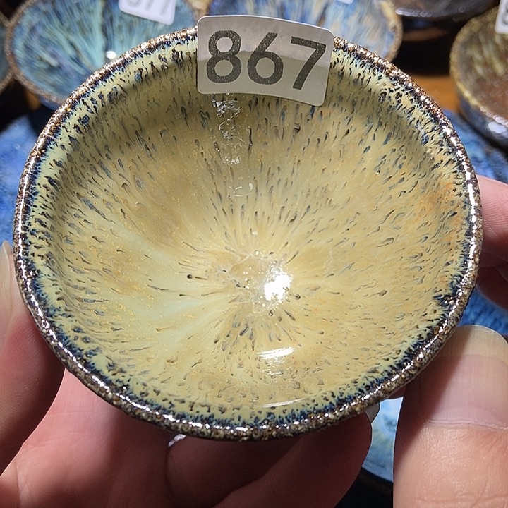 茶盏龙窑柴烧柴烧落灰