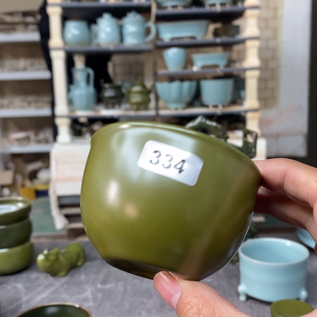 阡***陌陶瓷杯子抱朴瓷器仿古微瑕