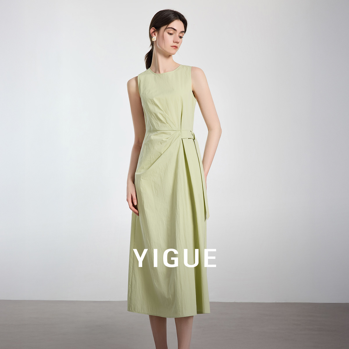 【籽言专属】亦谷无袖坎肩连衣裙女装夏气质裙G5SAL051