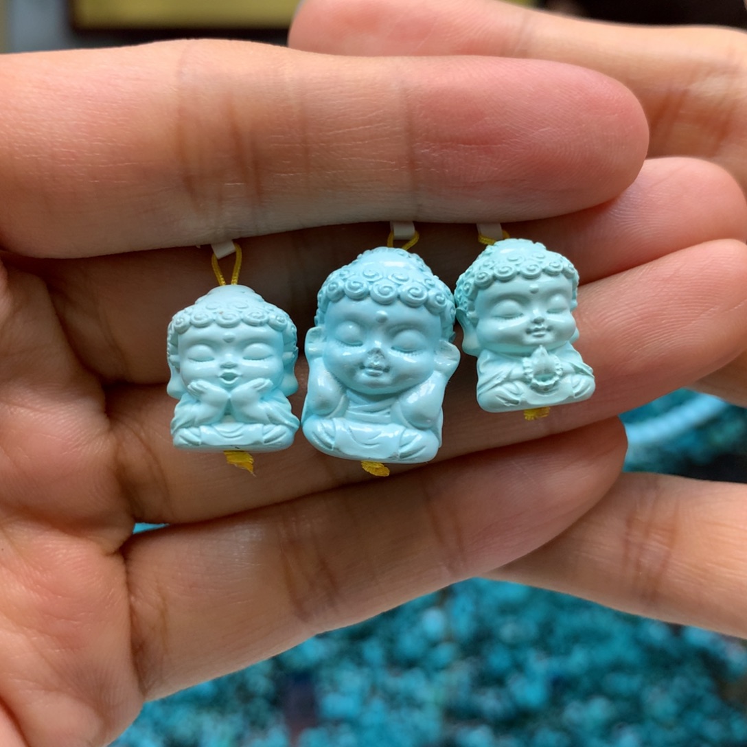 绿松石未镶嵌配饰