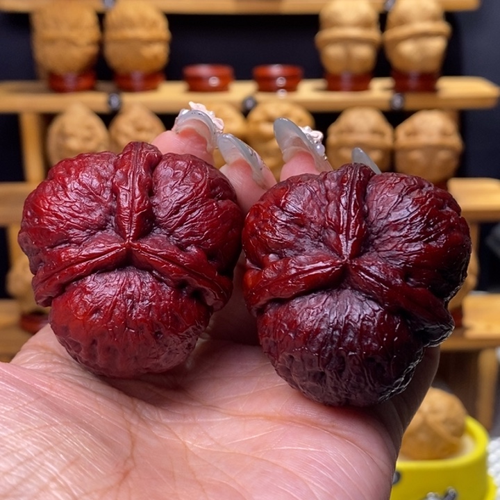 顺***溜把件文玩核桃炸三4号