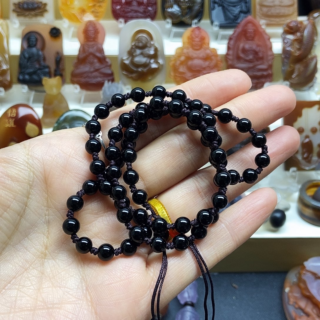 讲***0玛瑙/玉髓未镶嵌颈饰