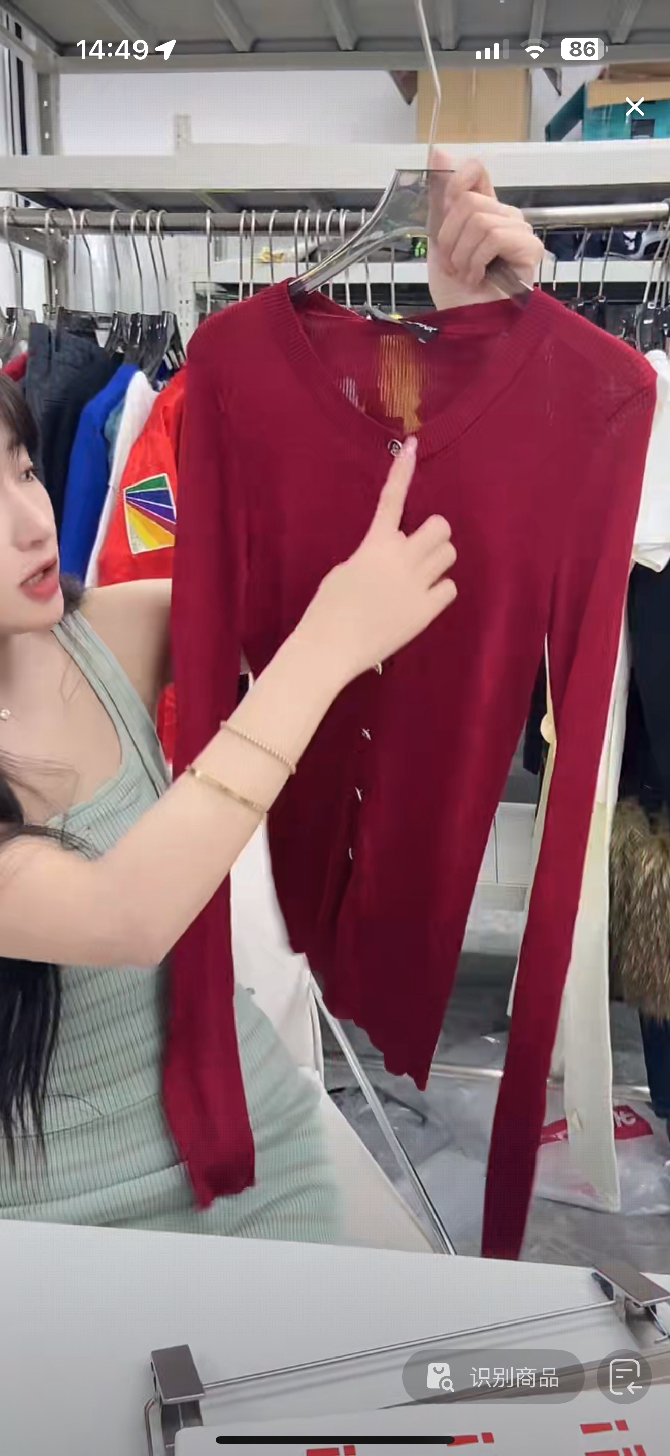 99新 Alexander McQueen/亚历山大·麦昆 dg 毛衣衫打底女款