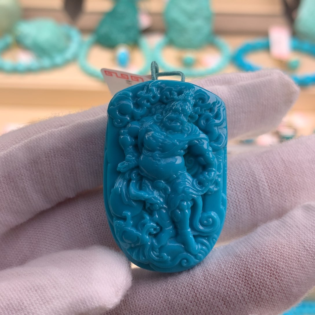 绿松石珠宝奇石未镶嵌