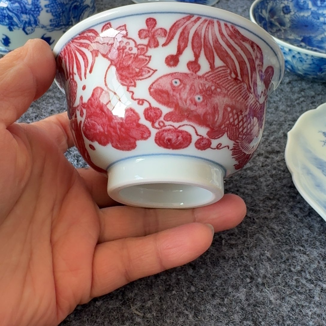 现代景德镇陶瓷手绘茶具