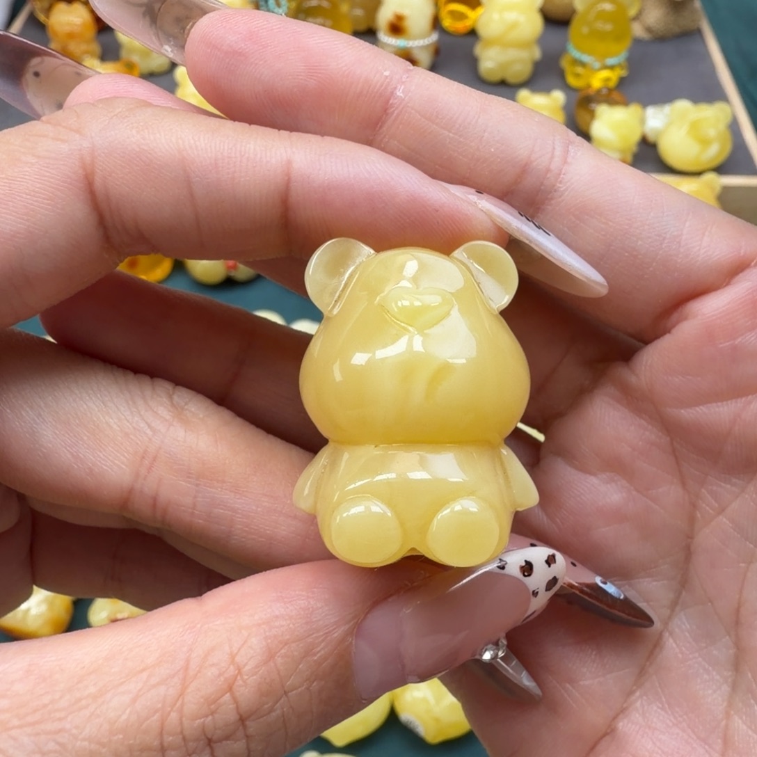 琥珀未镶嵌裸石蜜蜡