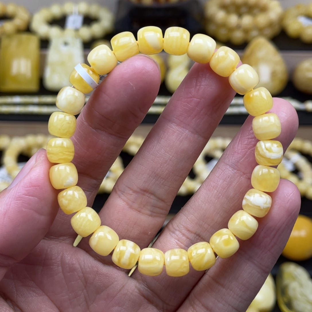 琥珀裸石未镶嵌琥珀蜜蜡