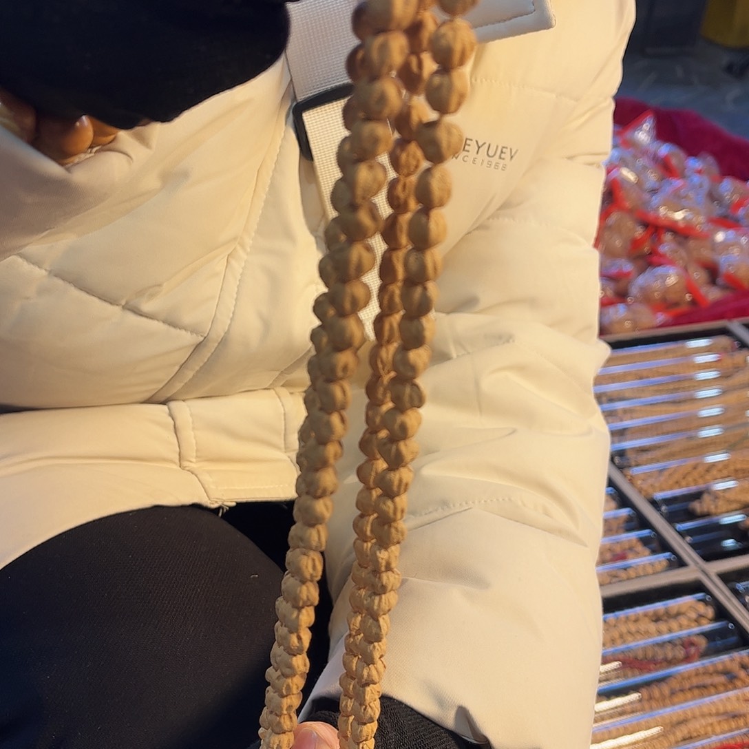 猴头核桃吊坠百香籽长串