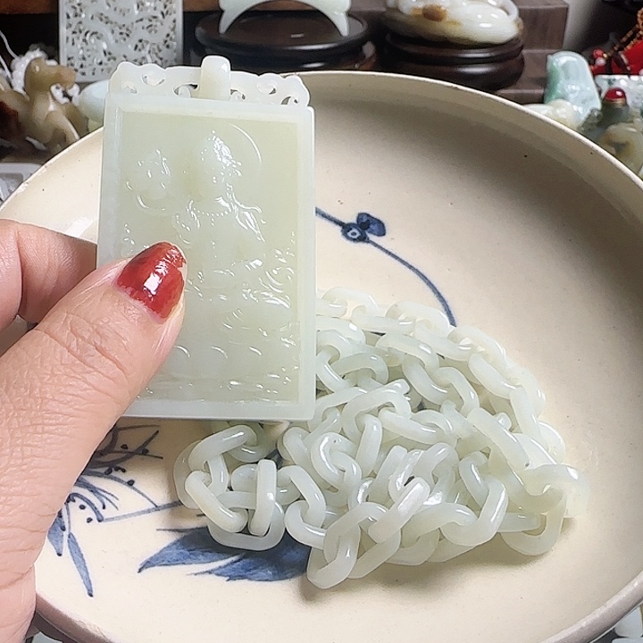 一***莲瓷片新号开播挂件一个