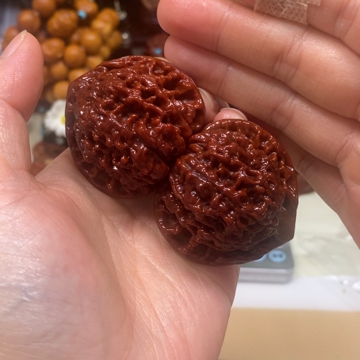 文玩核桃吊坠官帽