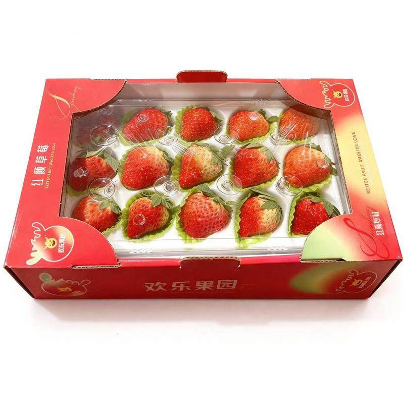 欢乐果园红颜草莓(18g+)  约300g