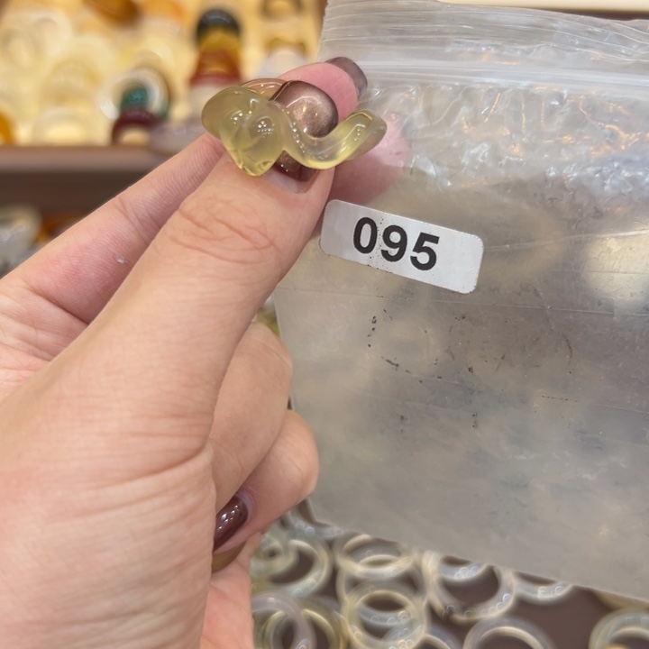 玛瑙/玉髓合金戒指95港13