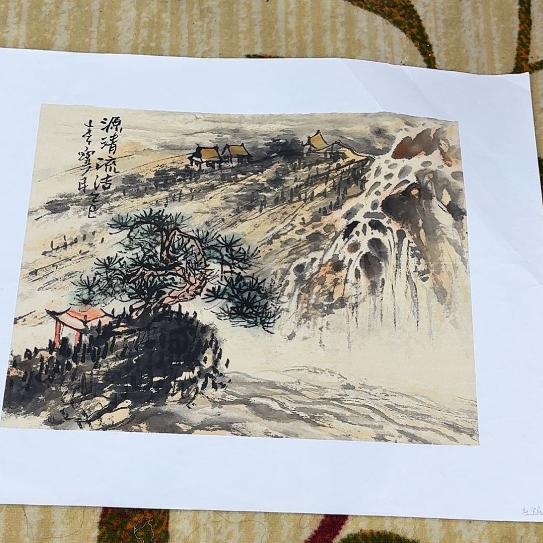 国画杜老师水墨国画